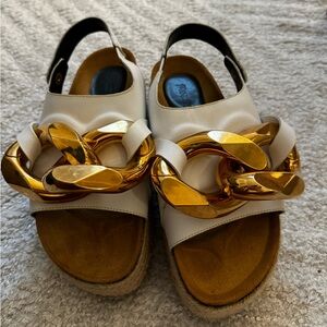 JW Anderson Chain Platform Espadrille Sandal 39